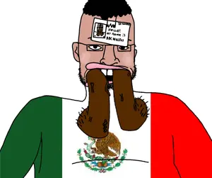 bbc walrus, meximutt, 1soyjak, bald, bbc, black eyes, black hair, card, dildo, ears