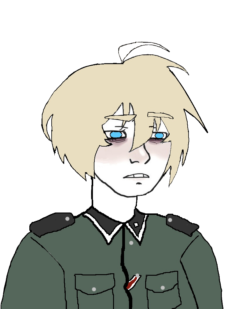 doomer wojak, twinkjak, wojak, aryan, 1soyjak, a10 eyes, blonde hair, blue eyes, front view, hair