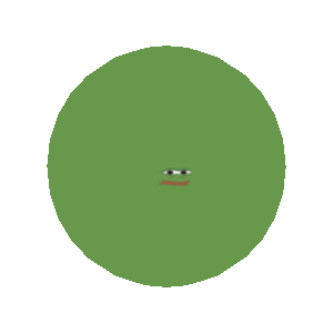 pepe, 3dgifmaker, amphibian, animal, animated, ball, big nigger lips, closed mouth, eyes, fat