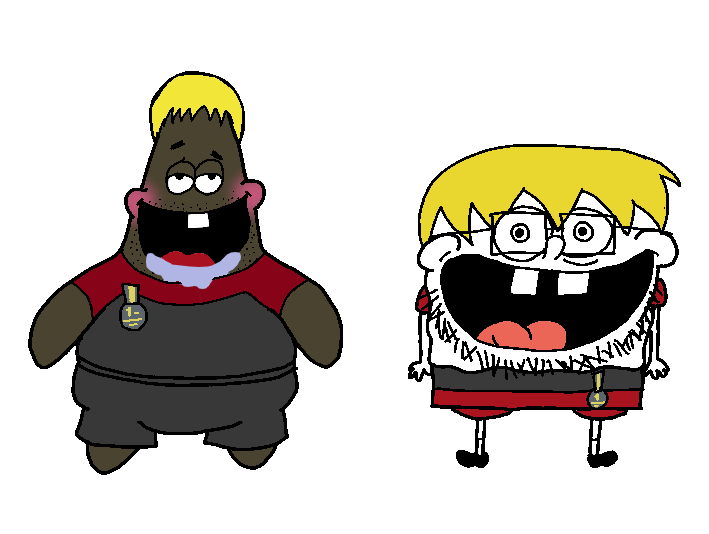 nate higgers, patrick star, spongebob squarepants, alicia, fat alicia, hunky twink sex machine, hunky twink sex machine, natejak, 1 year on bald men with glasses website, black eyes