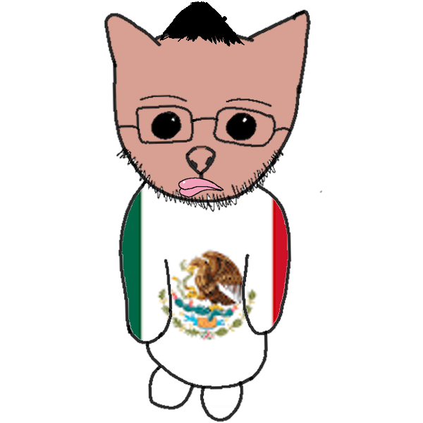 kittenjak, meximutt, mexico is white, 1soyjak, beard, black eyes, black hair, brown, brown skin, closed mouth