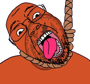 bernd, 1soyjak, ack, bald, flag, full body, glasses, hair, hanging, hinduism