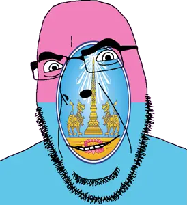cobson, 1soyjak, animal, bald, bushy eyebrows, flag, flower, glasses, hair, half open mouth