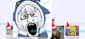 markiplier soyjak, /qa/ (4chan), 4chan, animal, anime, clothes, female, fish, gawr gura, glasses