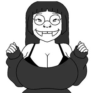 soykio kid, soykio girl, soykio girl front, femjak, foidjaks, 1soyjak, asian, black hair, bra strap, breasts