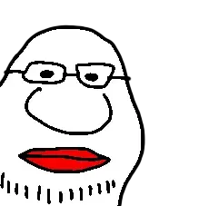 79jak, unknown, 1soyjak, baby, black eyes, closed mouth, front view, glasses, looking at you, neutral