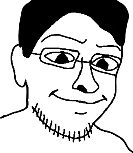 unknown, 1soyjak, black eyes, black hair, closed mouth, glasses, hair, kid, looking at you, open eyes