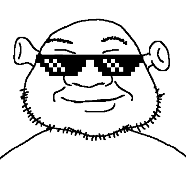 ferguson, 1soyjak, bald, closed mouth, covered eyes, dank, glasses, half body, mlg, mlg glasses
