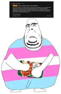 99803 - soybooru.com - biting_lip blobson clothes cobson distorted fat fatbvllorsomething frown full_body glasses horny hornyjaks hornyson mutt muttoid soyjak stubble template transparent_background.png