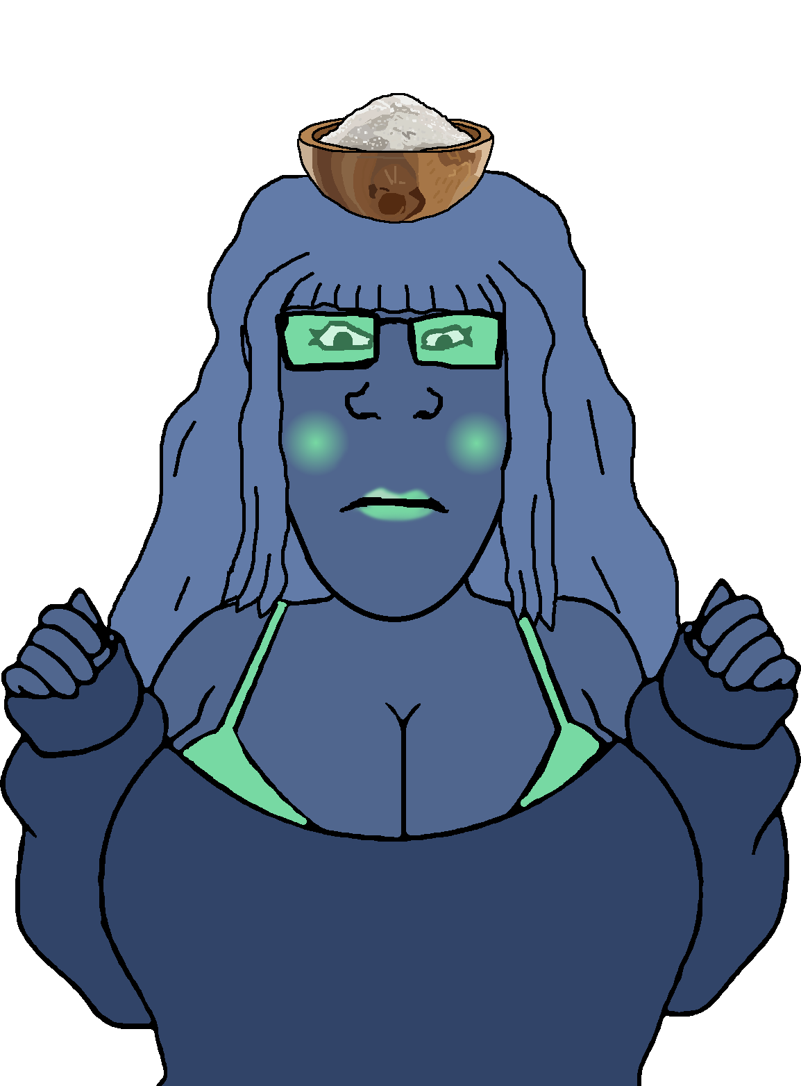 femsalt, cobson, markiplier soyjak, female cobson, female markiplier, neutralplier, bra straps, femjak, foidjaks, 1soyjak