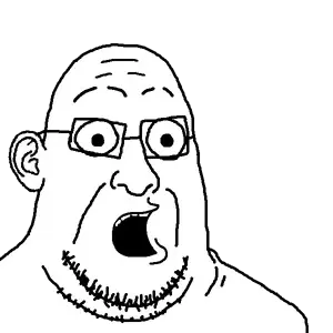 parr, useful soys, 1soyjak, bald, chin, double chin, ear, glasses, ias, mr incredible