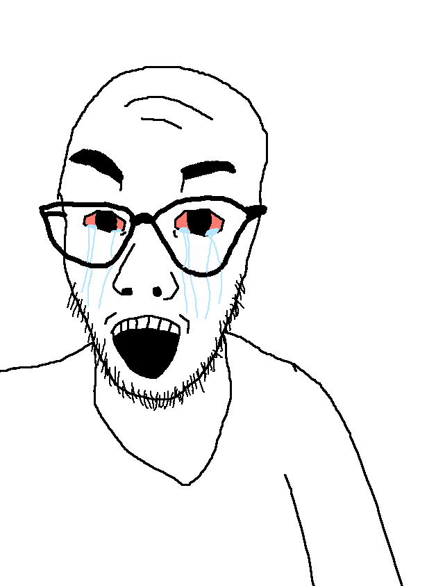unknown, 1soyjak, angry, bald, black hair, cry, crying, eye, eyebrow, eyes
