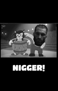 gigachad, mario, gigachaded, beard, full body, grayscale, hair, monochrome, nigger, nintendo