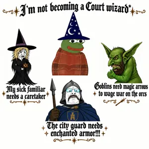 happy merchant, pepe, soyak, angry, beard, black skin, blonde hair, blue glasses, brown hair, buff