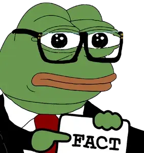 jager, pepe, amphibian, animal, bald, black eyes, closed mouth, clothes, fact, fact sign