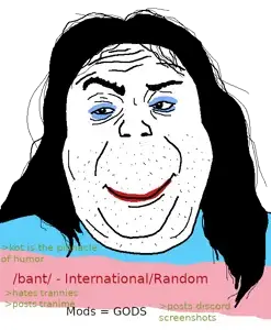 alicia, /bant/, 4chan, clothes, flag, greentext, hair, makeup, smile, smug