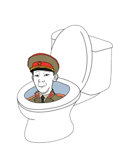 kuzjak, animated, closed mouth, clothes, communism, flushed, hammer and sickle, military hat, military uniform, neutral
