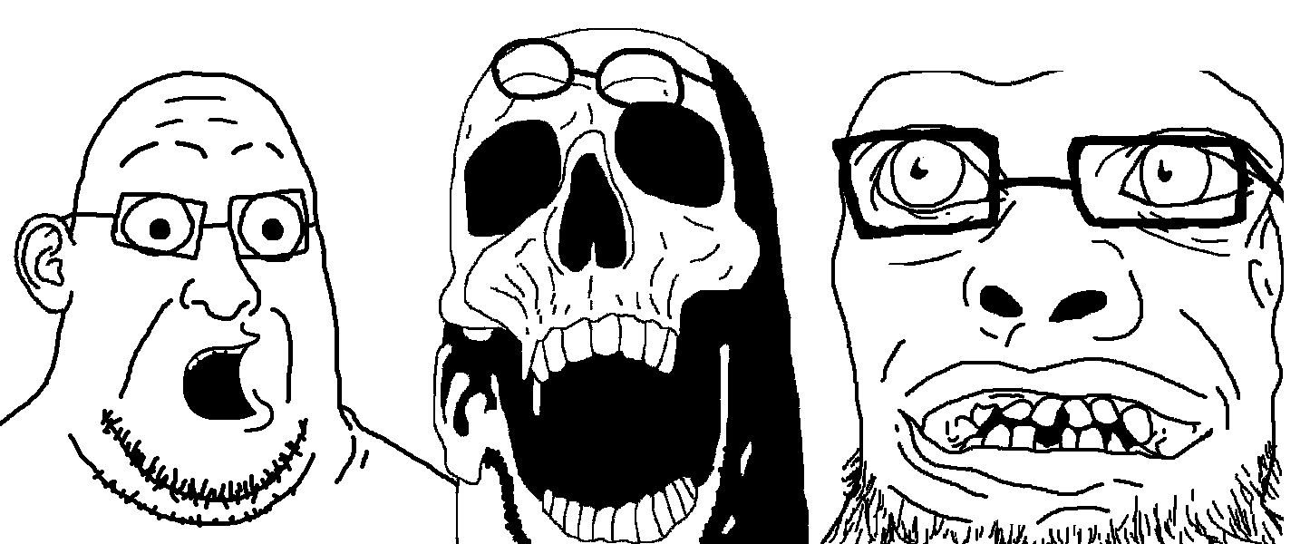 damnchair, gapejak, markiplier soyjak, parr, poopyson, tony soprano soyjak, skeletonjak, soyjak trio, trios & duos, useful soys