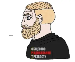 yes chad, 1nas, beard, blue eyes, bro..., cyrillic text, eyes, hair, hoodie, shocked