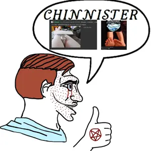 the chinnycuck on the right is wearing chastity qeeeq