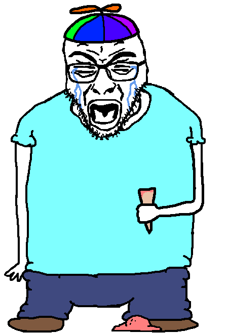 rupturejak, full body rupturejak, bald, blue shirt, child, closed eyes, clothes, crybaby, crying, fat