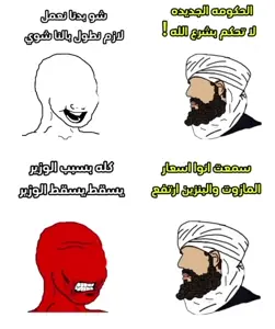 wojak, yes chad, angry, bald, beard, closed mouth, neutral, no eyes, open mouth, side view