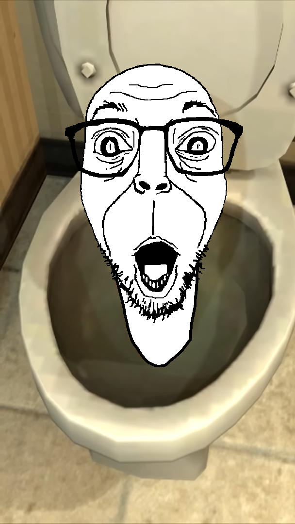 darren, warren, 1soyjak, 3d background, background, bald, black eyes, eye, eyes, floor