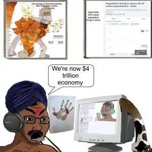 happy merchant, soyak, 1soyjak, 4chan, angry, bald, black eyes, brown skin, computer, dildo