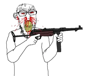 feraljak, feralrage, 1soyjak, angry, arm, bald, black eyes, blood, blood from nose, blood spray