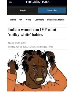 crying wojak, wojak, bleached, brown skin, crying, news, no glasses, pulling gair, pulling hair, sad