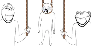 gapejak, massjak, massmeowjak, wholesome soyjak, chud's hitman, 3soyjaks, ack, animal, bald, bloodshot eyes