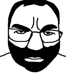 chudjak, dean, angry, beard, black hair, glasses, hair, looking at you, short hair, transparent background