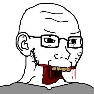 soyak, 1soyjak, angry, bald, blood, clothes, ear, eyebrows, forehead lines, glasses