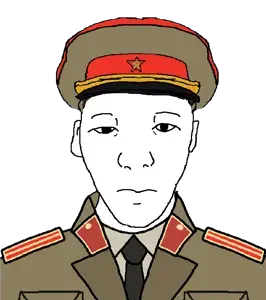 kuzjak, kuzjak front, kuzjak front2, 1soyjak, bald, black eyes, cap, closed mouth, clothes, ears