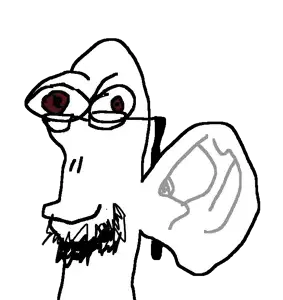 allearsjak, big ears, brown eyes, ear, glasses, happy, listening, looking at you, nose, portrait
