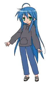 Konata with jeans and hoodie.png