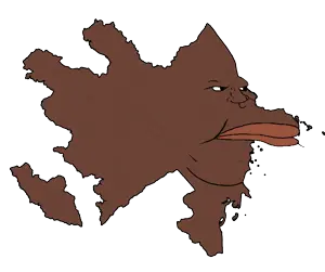 meximutt, mapjaks, 1soyjak, azerbaijan, bald, big lips, black, brown skin, closed mouth, country