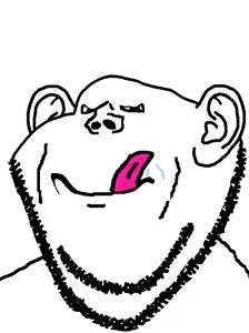 sinister impish soyjak ears tongue.png