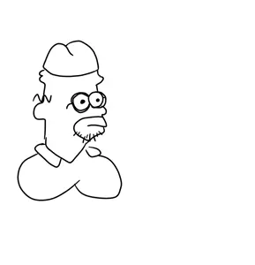homer simpson, homero pija, useful soys, 1soyjak, bald, black eyes, closed mouth, fat, full body, glasses