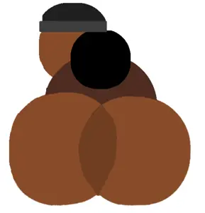 nikocado avocado, soyniqua, soytan, 1nas, anus, ass, beanie, black hair, brown skin, clothes
