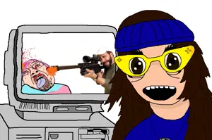 salvatan, soytan, bernd, hanging troonjak, troonjak, ack, animated, beanie, black eyes, bukele