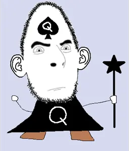 cobson, closed mouth, fairy, full body, glasses, holding object, neutral, queen of spades, soyjak, spade