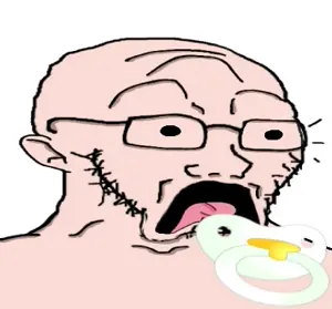 gapejak, soyak, babyjak, doctos, babyjak, 1soyjak, baby, bald, black eyes, caca