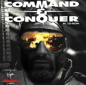 gigachad, command & conquer, command and conquer, cover, cover art, explosion, goggles, video game
