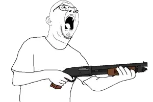 icelander, 1soyjak, angry, arm, bald, black eyes, chin, clothes, double chin, gaping mouth
