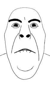 cobson, cobson front, cobson front2, hornyson, hornyson front, bald, biting lip, closed mouth, horny, looking at you