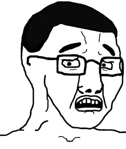 chudjak, soyak, chuddy soyak, chuddified soyjaks, 1soyjak, big lips, black eyes, black hair, bushy eyebrows, concerned
