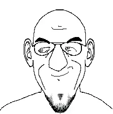 susjak, closed mouth, ear, glasses, jerma985, smile, smirk, soyjak, stubble