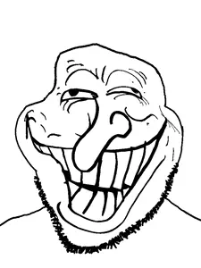 trollface, gapejak, impish soyak ears, henry, wholesome soyjak, aliased, eyes, half body, long nose, nose