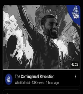 gigachad, 1nas, black background, gray skin, grayscale, grin, incel, looking to the right, revolution, ship